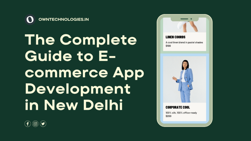 Team at OwnTechnologies collaborating on e-commerce app development