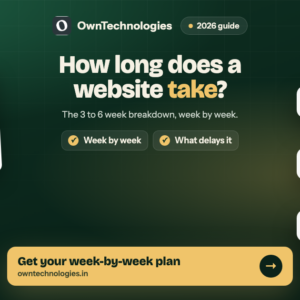How long does it take to build a website: the 3 to 6 week breakdown